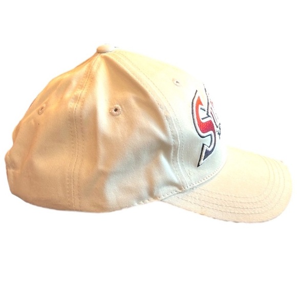 Superbowl XXXV Baltimore Ravens Strapback Cap Hat OS Tan Cotton NFL Embroidered - Picture 7 of 15